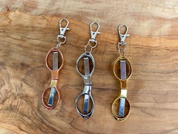 Travel Fold Up Scissors | Knitting & Crochet Notions | Rose Gold Silver Gold